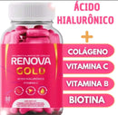 Renova Gold 30 Cápsulas / Cabelo, Unha e Pele
