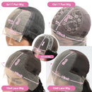 Peruca de Cabelo Humano Peruano Onda Profunda Peruca Frontal Solto Ondulado Perucas de Cabelo Humano Para Mulheres Negras Onda do corpo Curto Bob Peruca 5x1 T Parte