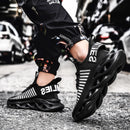 tênis de corrida ao ar livre, confortáveis e respiráveis, tênis de tamanho grande, malha fashion, sapatos novos de verão sapatos casuais masculinos com sola torcida