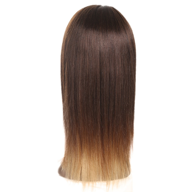 Perucas de cabelo humano de renda elegante para mulheres loiras destaque perucas de renda retas coloridas 13X3 rendas remy perucas de cabelo brasileiro peruca de mulher