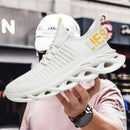 tênis de corrida ao ar livre, confortáveis e respiráveis, tênis de tamanho grande, malha fashion, sapatos novos de verão sapatos casuais masculinos com sola torcida