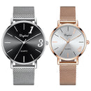 Caixa de presente céu estrelado relógio 1314 casal luminoso titânio aço não desbotado trevo de quatro folhas conjunto caixa relógios masculinos e femininos