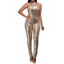 Macacão feminino ombro a ombro com decote em bico sem mangas macacão casual macacão sexy clubwear preto champanhe festa playsuits