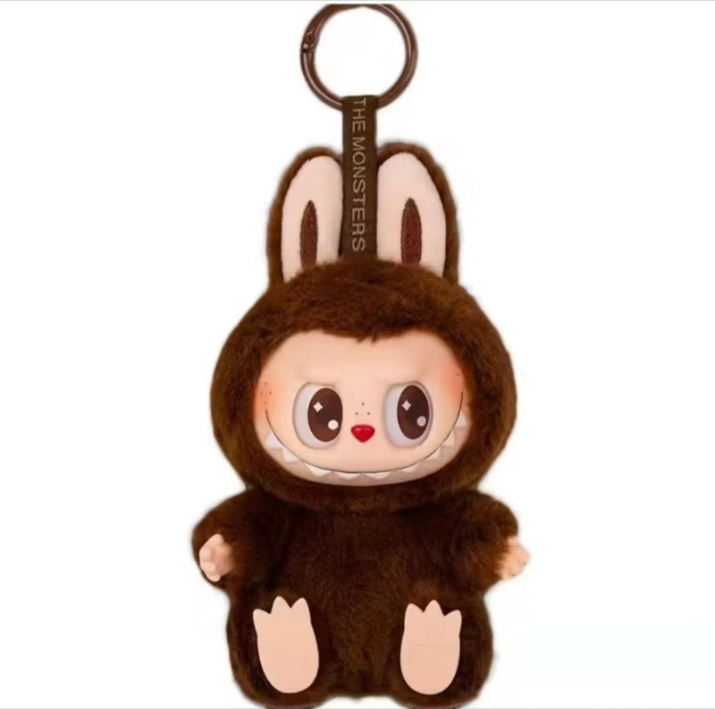 Chaveiro Labubu Pelúcia com rosto de vinil