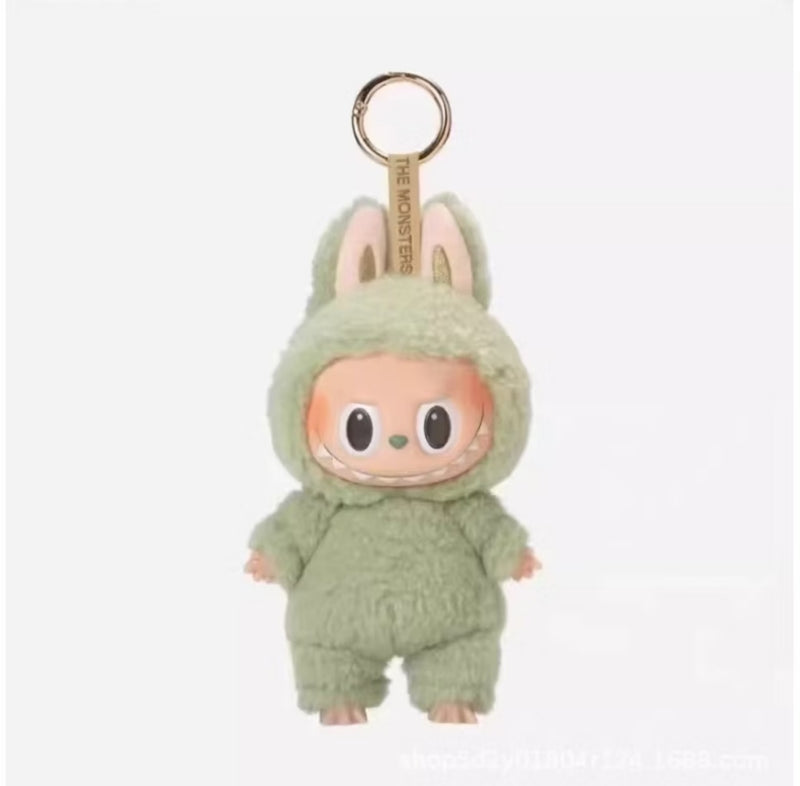 Chaveiro Labubu Pelúcia com rosto de vinil