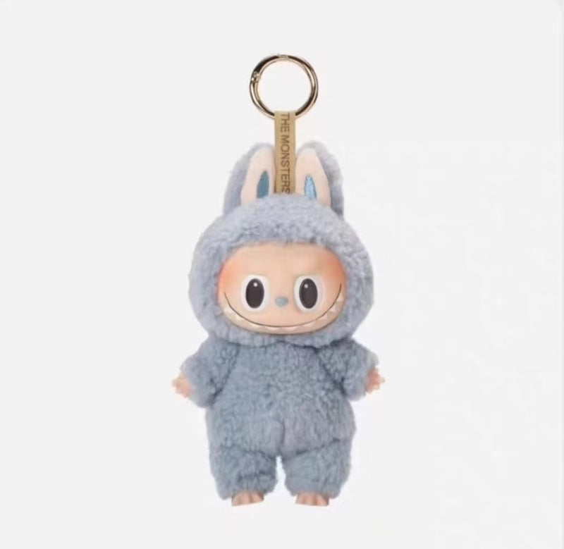 Chaveiro Labubu Pelúcia com rosto de vinil