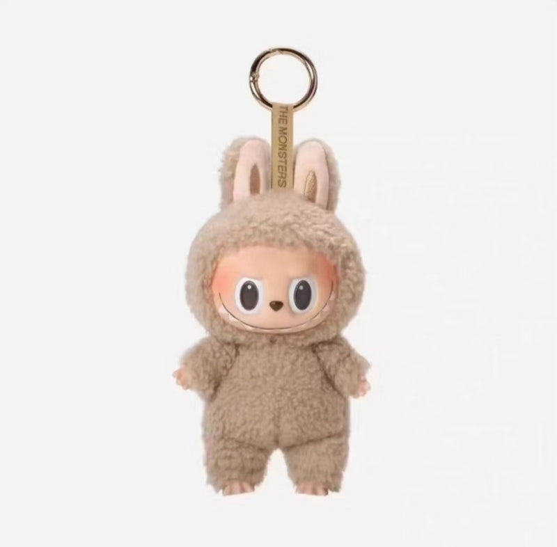 Chaveiro Labubu Pelúcia com rosto de vinil