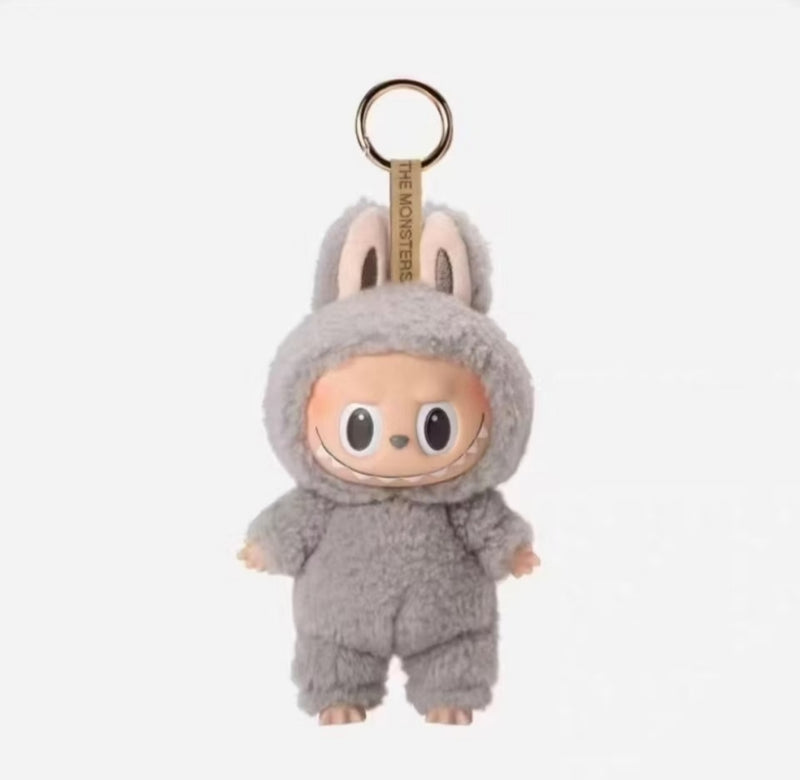 Chaveiro Labubu Pelúcia com rosto de vinil