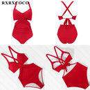 Maiô feminino banho sólido ruched cintura alta push up maiô feminino beachwear monokini maiô 2023