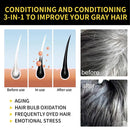 Shampoo de tintura de cabelo Magic Natural Herbal 100ML 3 em 1 Shampoo de coloração de cabelo para Gary Hair Castanho escuro Preto Mulheres e Homens Cobertura grisalha