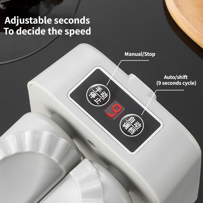 Máquina elétrica automática para fazer bolinhos de massa, prensar molde de bolinho de massa manual, empanadas, ravioli, acessórios de cozinha