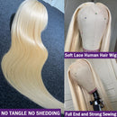 Perucas de Cabelo Humano Cabelo Brasileiro Reto 13x4 Renda Frontal Perucas de Cabelo Humano