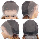 Destaque Bob Peruca Perucas de Cabelo Humano Brasileiro Liso 13X4 Lace Front Wig Para Mulheres Coloridas Mel Loiro 27 Bob Lace Frontal Wig