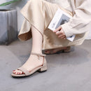 Sandálias de Luxo Feminino Sandalias Sapatos para Mulheres Salto Alto Novo Estilo Fada Moda Salto Baixo Tamanho Grande Plataforma Dedo Aberto