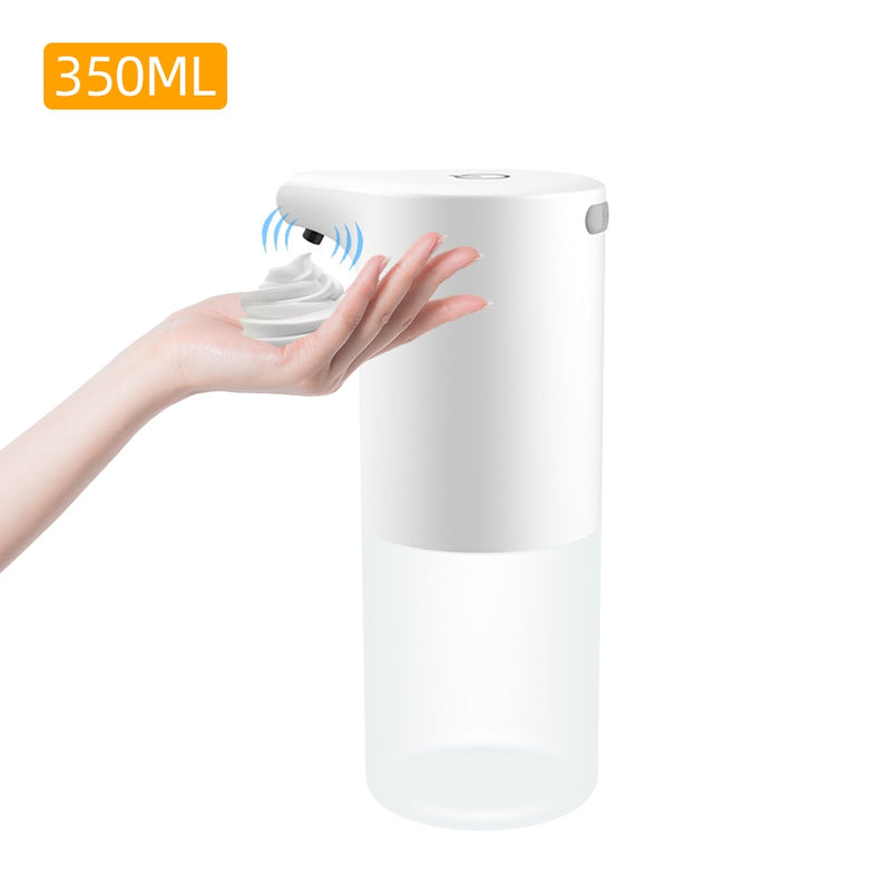 Dispensador de sabonete de espuma Automático Sensor sem toque USB Máquina de espuma inteligente 300ML Distribuidor de sabonete líquido infravermelho Bomba Desinfetante para as mãos