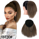 Cabelo natural rabo de cavalo cabelo curto para mulheres rabo de cavalo extensões de cabelo sintético