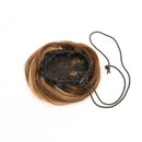 Pente de cabelo humano com cordão peruca de cabelo com cordão marrom loiro flexível 6 polegadas chignons rabo de cavalo apliques para cabelos mais finos