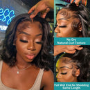 Lace Frontal Bob Peruca Barato Brasileiro 100% Cabelo Humano Virgem Perucas Remy  Bob HD Lace Closure Peruca Para Mulheres Soltas