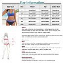 Conjunto de Biquíni Feminino Estampado Maiô Duas Peças Terno Recortado Maiô Pescoço Pendurado Trajes De BañO Mujer