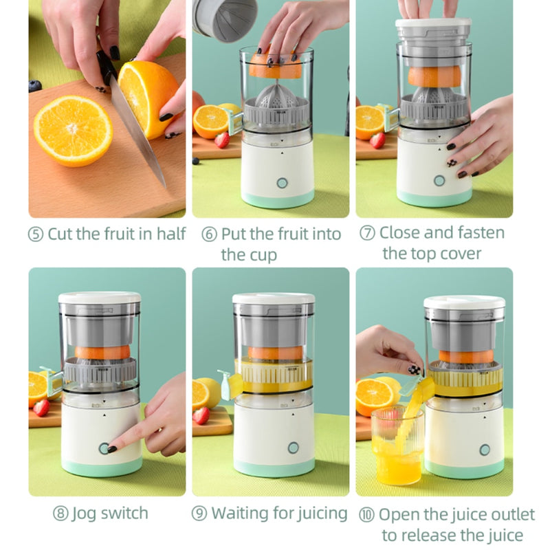 Espremedor USB portátil Mini liquidificador portátil Recarregável Multifuncional Máquina de suco doméstico Mini Juicer Cup Espremedor elétrico