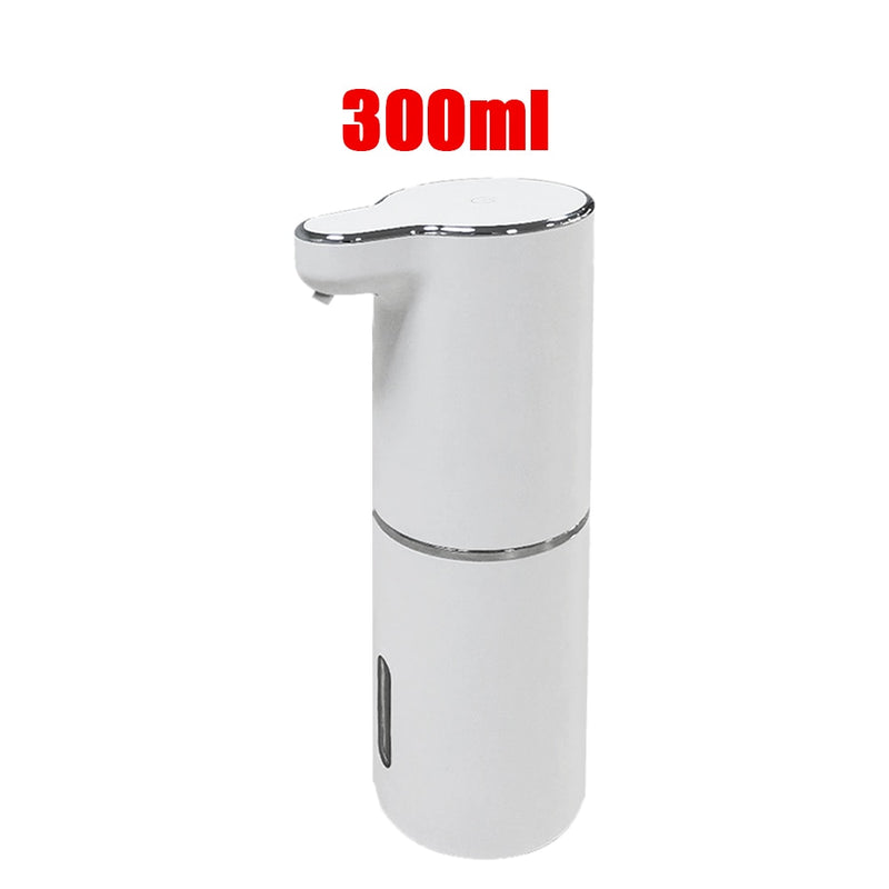 Dispensador de sabonete de espuma Automático Sensor sem toque USB Máquina de espuma inteligente 300ML Distribuidor de sabonete líquido infravermelho Bomba Desinfetante para as mãos