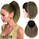 Cabelo natural rabo de cavalo cabelo curto para mulheres rabo de cavalo extensões de cabelo sintético