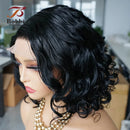 Lace Frontal Bob Peruca Cabelo Humano Transparente Lace Front Perucas Para Mulheres Loose Wave Lace Wigs Remy Cabelo Humano Bobbi