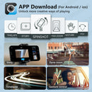 Bastão de selfie com estabilizador Gimbal Tripé com luz de preenchimento sem fio Bluetooth para para HUAWEI Xiaomi IPhone 13 Celular Smartphone