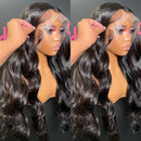 Peruca dianteira do laço perucas de cabelo humano sem cola pronto para usar hd transparente rendas soltas onda profunda peruca frontal para mulheres