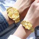 Relógios Masculinos Feminino Quartzo Relógio À Prova D' Água Presente Casal Relógios Senhoras Top Brand Luxo Criativo Aço Feminino