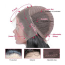 Peruca Encaracolada Com Renda Transparente Curto Cabelo Cacheado