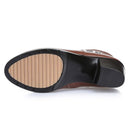 Botas femininas de couro genuíno 2023 forradas de lã grossa de inverno botas femininas de couro genuíno para neve tamanho grande sapatos femininos de inverno