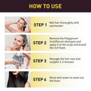 Shampoo de tintura de cabelo Magic Natural Herbal 100ML 3 em 1 Shampoo de coloração de cabelo para Gary Hair Castanho escuro Preto Mulheres e Homens Cobertura grisalha