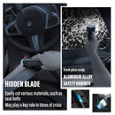 Lanterna LED super brilhante com martelo de segurança e ímãs fortes luz lateral tocha lanterna portátil para acampamento de aventura