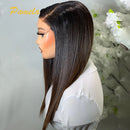 Peruca Colorida  HD Transparente Lace Front Cabelo Humano Peruca Sem Cola Pronta Para Usar