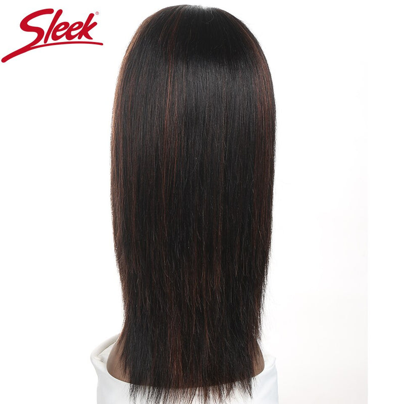 Perucas de cabelo humano de renda elegante para mulheres loiras destaque perucas de renda retas coloridas 13X3 rendas remy perucas de cabelo brasileiro peruca de mulher