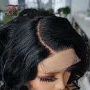 Lace Frontal Bob Peruca Cabelo Humano Transparente Lace Front Perucas Para Mulheres Loose Wave Lace Wigs Remy Cabelo Humano Bobbi
