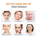 Máscara de filme de colágeno nano solúvel, conjunto de spray de soro facial, reparação de rugas, essência de preenchimento facial, hidratante, conjunto de cuidados com a pele