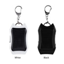 Banco de energia solar 1000mAh Lanterna LED portátil Lâmpada multifuncional externa Chaveiro Carregador solar para celular