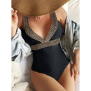 Sexy push up um pedaço maiô 2023 cintura alta ponto preto biquíni fatos de banho beach wear brasileiro monokini fatos de banho