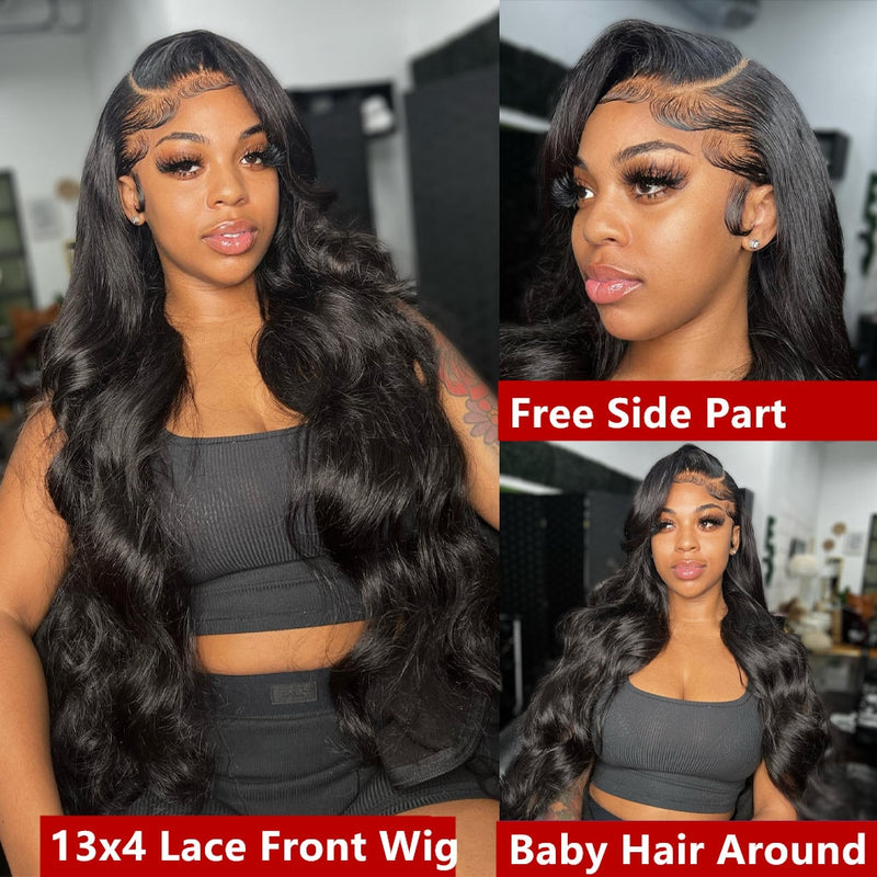 Perucas de cabelo humano lace front peruca de cabelo remy indiano cru perucas de cabelo humano com frente de renda para mulheres