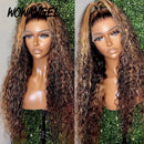 Perucas HD Lace Front Full Lace Frontal Perucas Curly Water Wave Perucas 13x6 HD Lace Frontal Perucas de cabelo humano