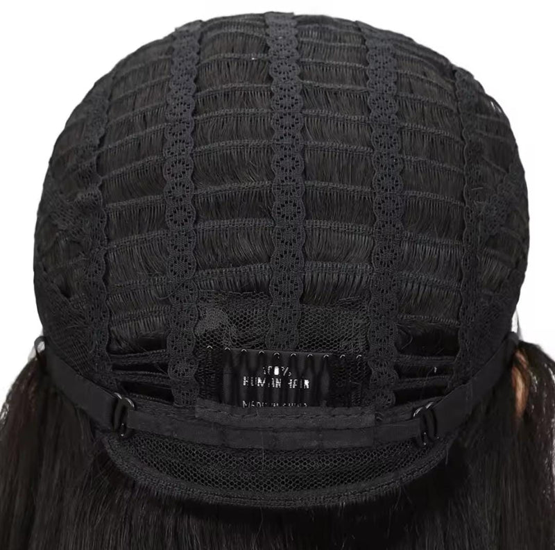 Perucas peruanas elegantes, retas, com parte frontal, cabelo humano natural, ombré, trama 99J, cabelo curto, bob, remy