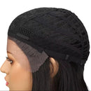 Perucas peruanas elegantes, retas, com parte frontal, cabelo humano natural, ombré, trama 99J, cabelo curto, bob, remy