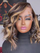 Perucas de cabelo humano preplucked 13x4 laço frontal bob peruca para mulher renda transparente