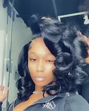 Peruca de Cabelo Humano Peruano Onda Profunda Peruca Frontal Solto Ondulado Perucas de Cabelo Humano Para Mulheres Negras Onda do corpo Curto Bob Peruca 5x1 T Parte