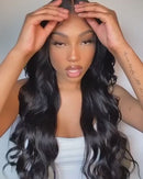 Perucas de cabelo humano lace front peruca de cabelo remy indiano cru perucas de cabelo humano com frente de renda para mulheres