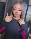 Destaque peruca cabelo humano bob peruca curta reta 13x4 hd renda frontal peruca pré-arrancada para mulheres brasileiro bob peruca cabelo humano 100%