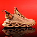 tênis de corrida ao ar livre, confortáveis e respiráveis, tênis de tamanho grande, malha fashion, sapatos novos de verão sapatos casuais masculinos com sola torcida