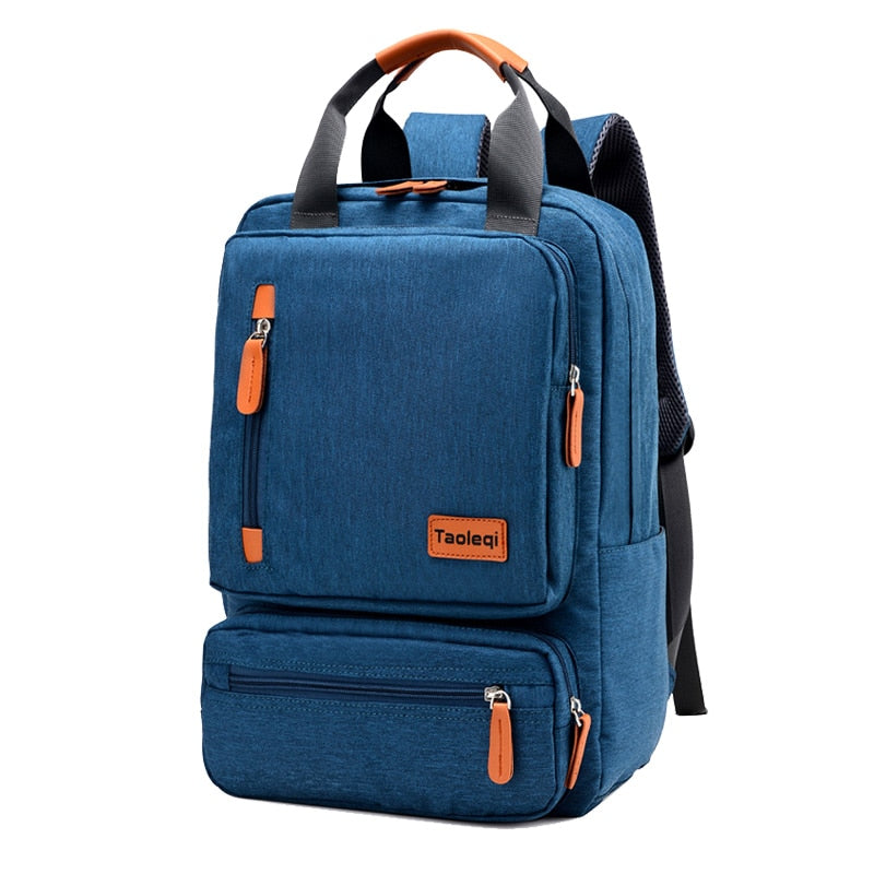 Mochila para computador casual masculina de negócios leve 15 polegadas bolsa para laptop à prova d'água pano oxford senhora anti-roubo mochila de viagem cinza